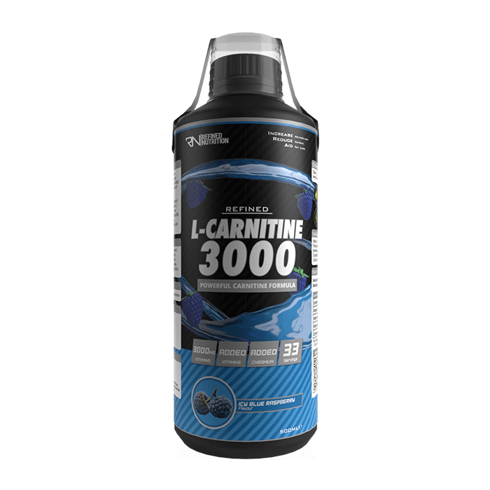 Refined Nutrition L-Carnitine 3000 - 500ml / Icy Blue Raspberry - Carnitine Liquid