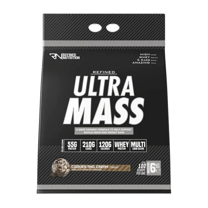 Refined Nutrition Ultra Mass - 6kg / Cookies ’N’ Cream - Weight Gainer Powder