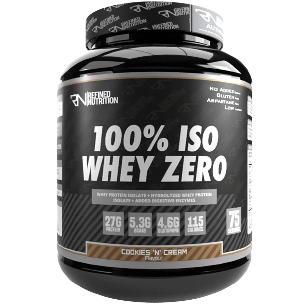 Refined Nutrition Refined 100% Iso Whey Zero 2.27kg Cookies and Cream