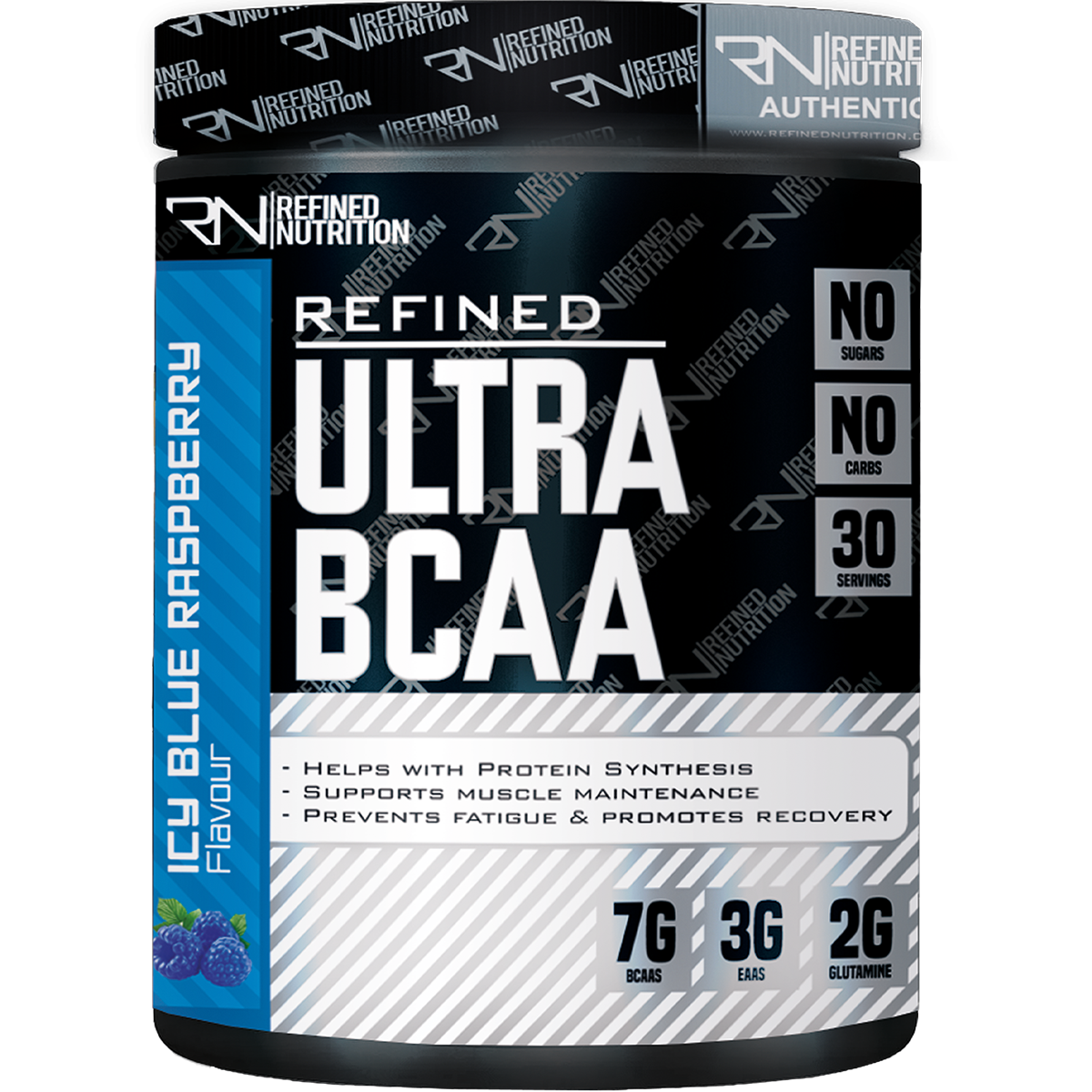 Refined Nutrition Ultra BCAA - 450g / Icy Blue Raspberry - Amino Acids Powder