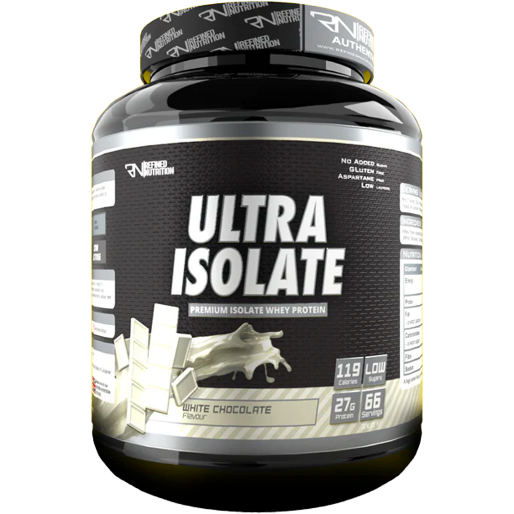 Refined Nutrition Ultra Isolate - 2kg / White Chocolate - Whey Protein Isolate Powder