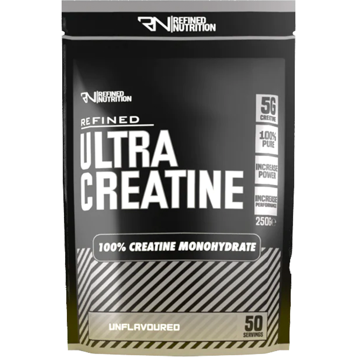 Refined Nutrition Ultra Creatine (Pouch) - 250g / Unflavoured - Creatine Powder