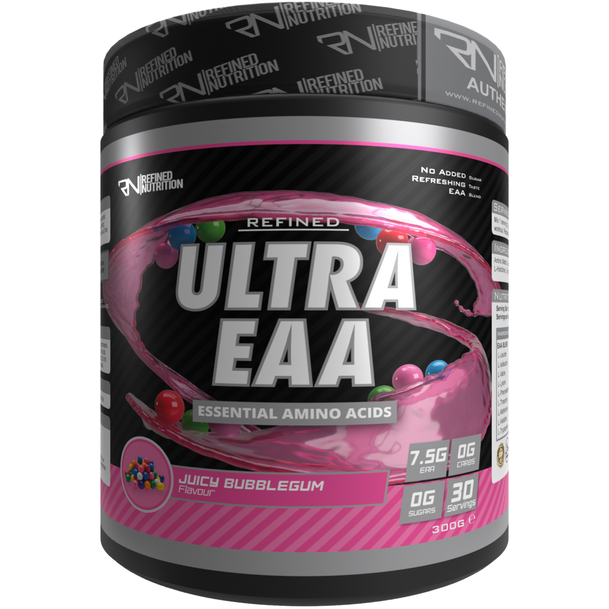 Refined Nutrition Ultra EAA - 300g / Bubblegum - Amino Acids Powder