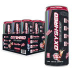 EHP Labs Oxyshred Ultra Energy Drink 12x330ml - 12x355ml / Peach Candy Rings - Energy Ready-to-Drinks