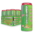 EHP Labs Oxyshred Ultra Energy Drink 12x330ml - 12x355ml / Peach Candy Rings - Energy Ready-to-Drinks