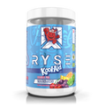 Ryse Loaded Pre-Workout Kool-Aid Tropical Punch with research-backed ingredients in a clear plastic jar