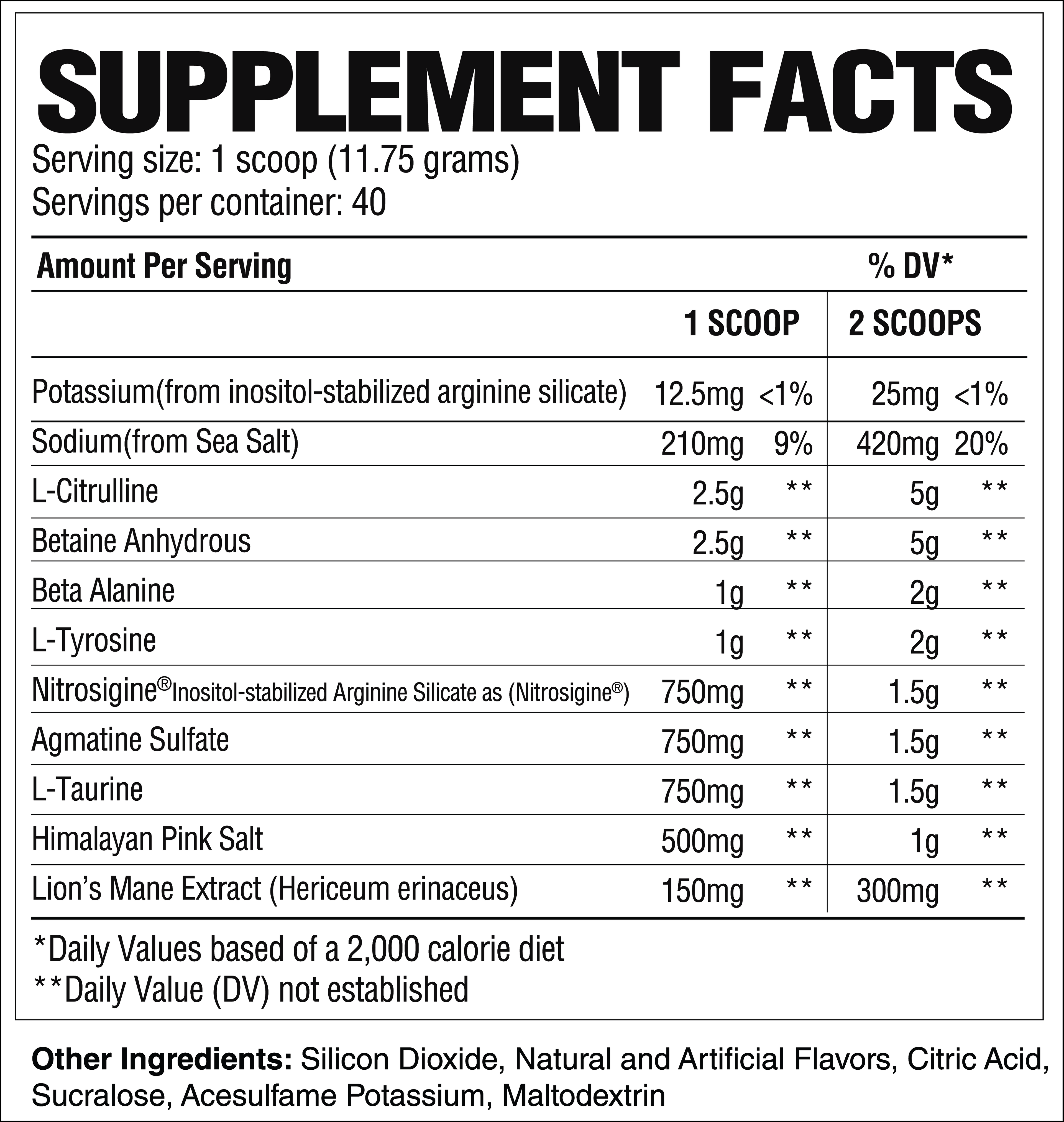Raw Nutrition PUMP EU - Pre-Workout Powder