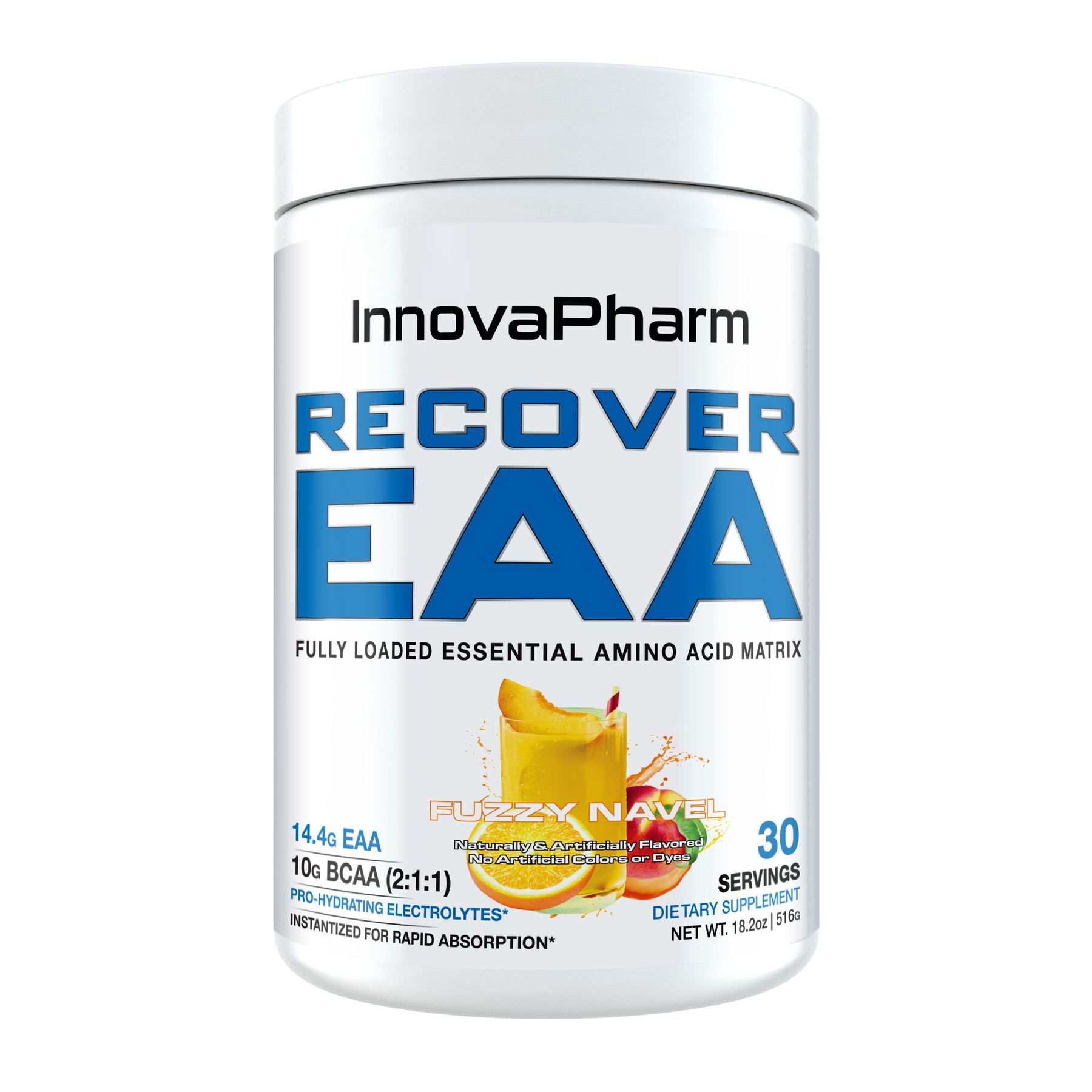 Innovapharm Recover EAA - 555g / Fuzzy Navel - Amino Acids Powder