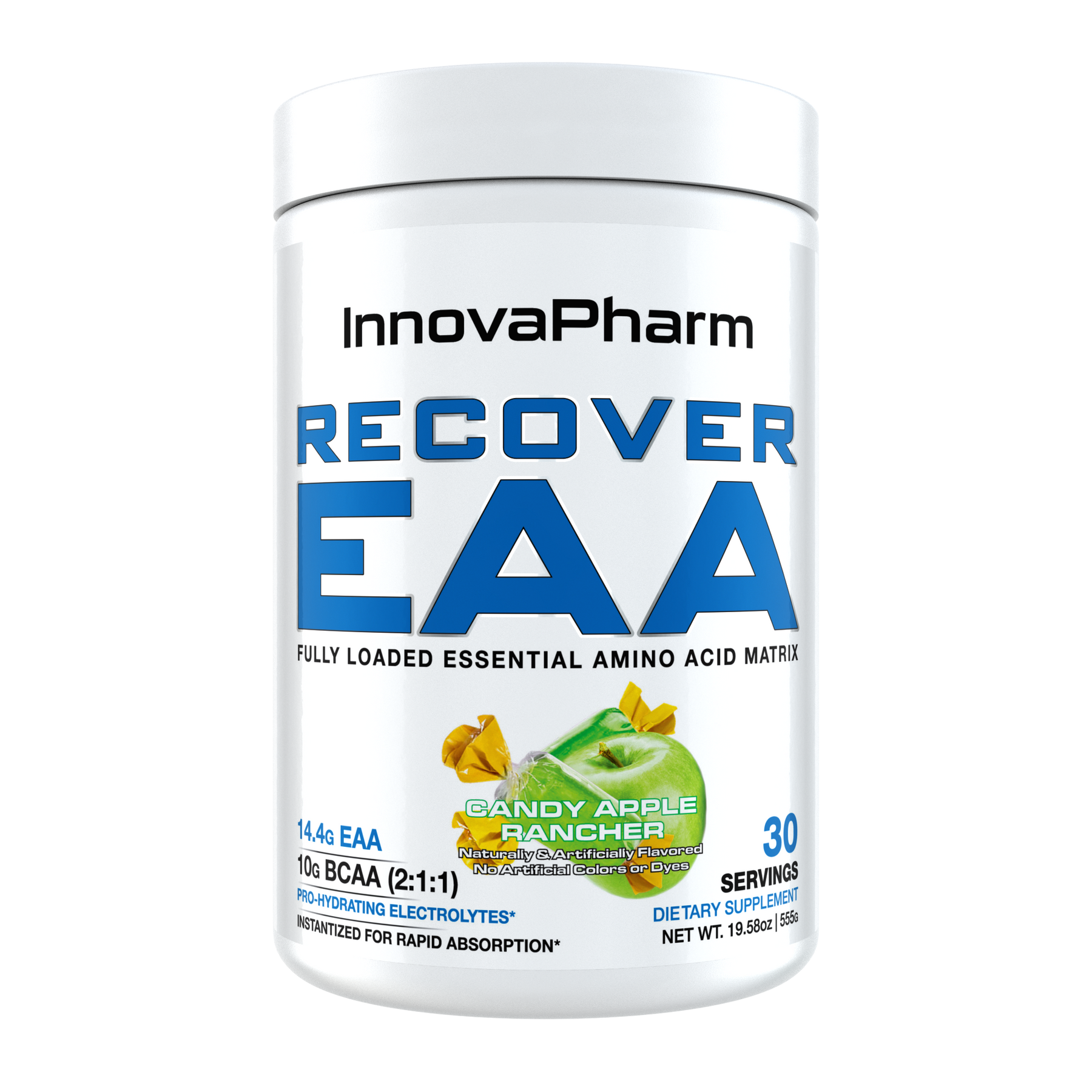 Innovapharm Recover EAA - 555g / Candy Apple Rancher - Amino Acids Powder