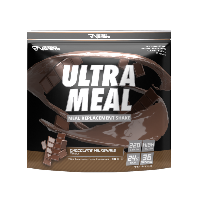 Refined Nutrition Ultra Meal - 2kg / Chocolate Milkshake - Meal Replacement Protein Powder