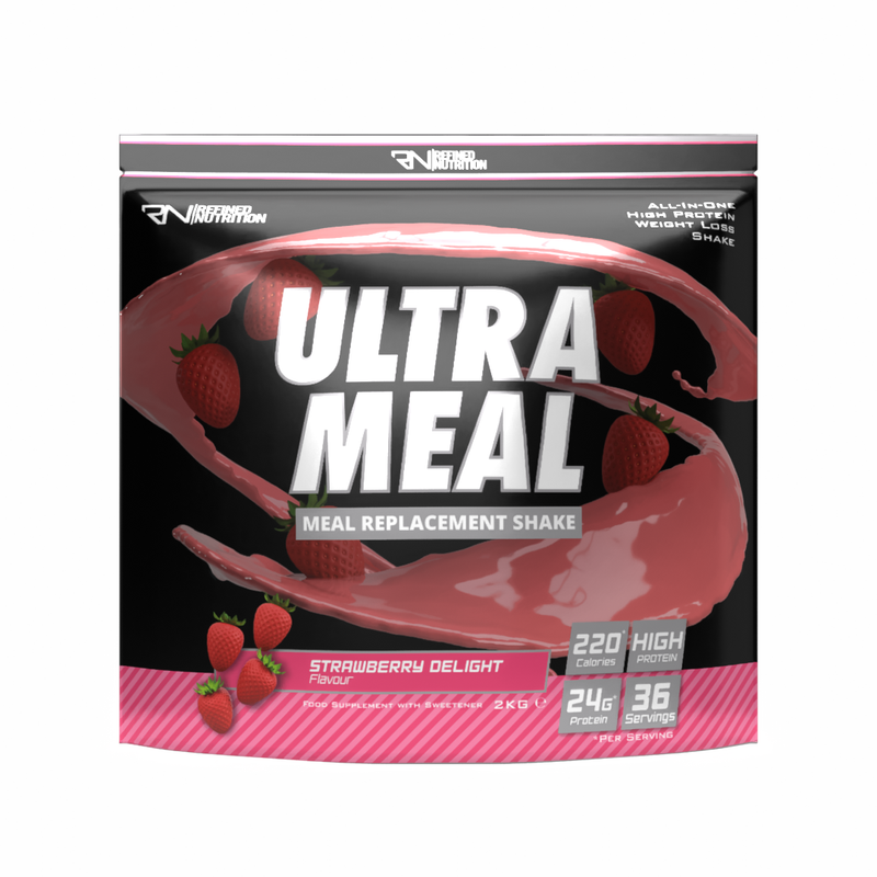 Refined Nutrition Ultra Meal - 2kg / Strawberry Delight - Meal Replacement Protein Powder