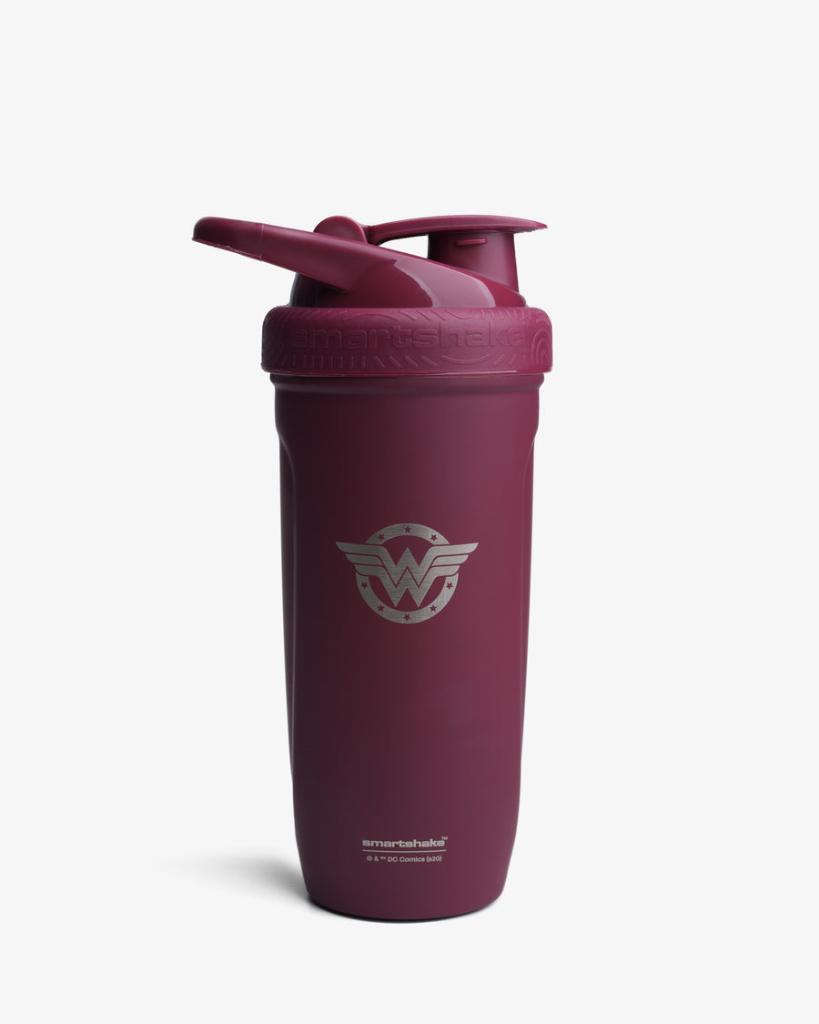 Smartshake Reforce Steel Shaker - 900ml / DC Wonderwoman - Metal Water Flask (Less Than 2 Litres)