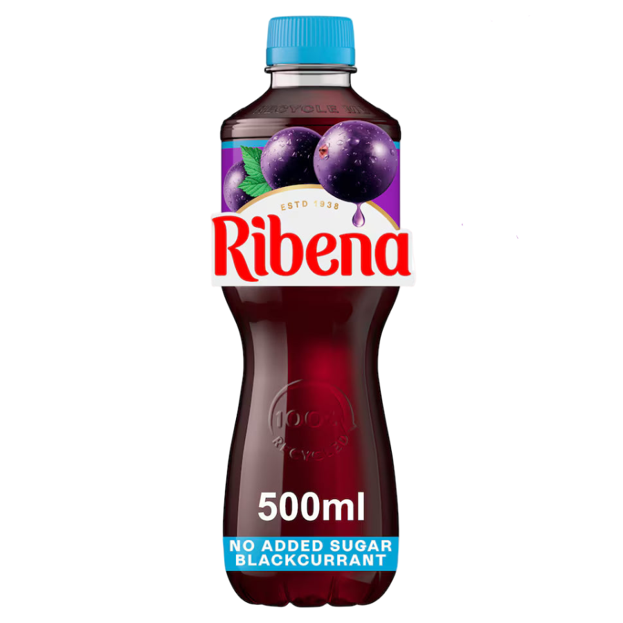 Ribena No Added Sugar 12x500ml - MyGymSupplements