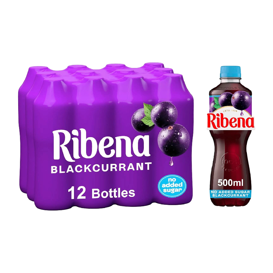 Ribena No Added Sugar 12x500ml