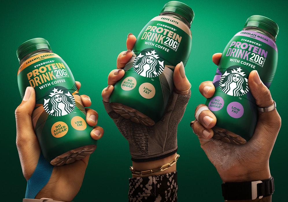 Starbucks Protein PET l - 8x330ml / Caffe Latte - Coffee Ready-to-Drinks