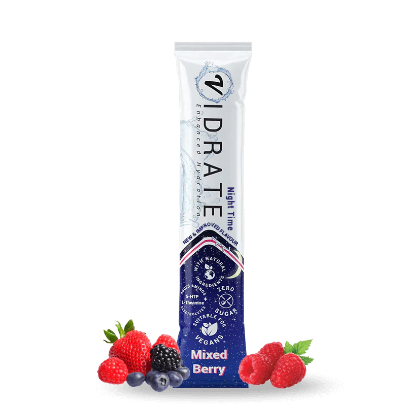 Vidrate Hydration Powder 10x3g Night Time (Mixed Berry) - 10x5g / Night Time (Mixed Berry)C10 - Hydration Powder