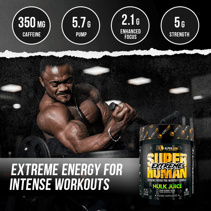 Alpha Lion SuperHuman Supreme - Pre-Workout Powder