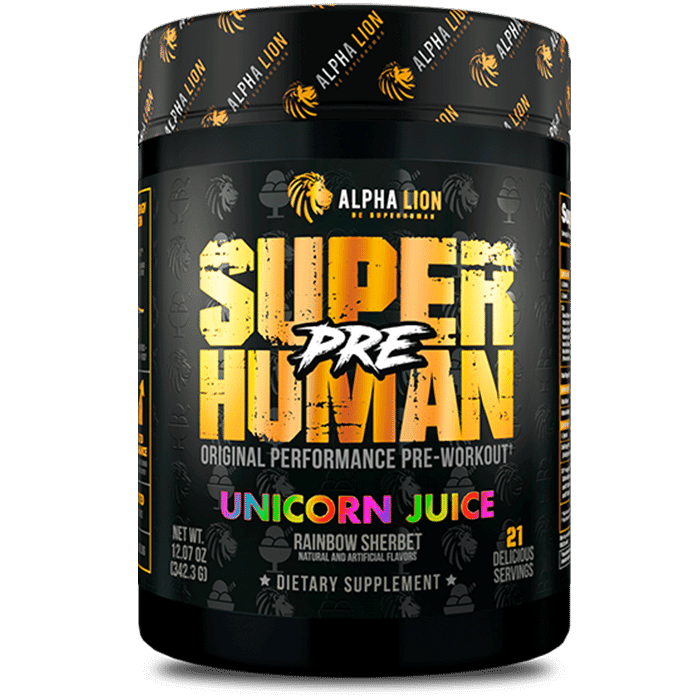 Alpha Lion SuperHuman Pre Workout - 342.3g / Unicorn Juice - Pre-Workout Powder