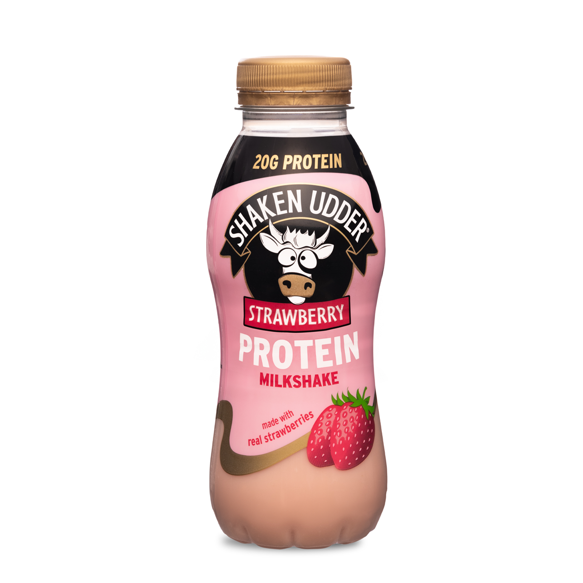 Shaken Udder Protein Milkshake - 8x330ml / Strawberry - Milkshakes