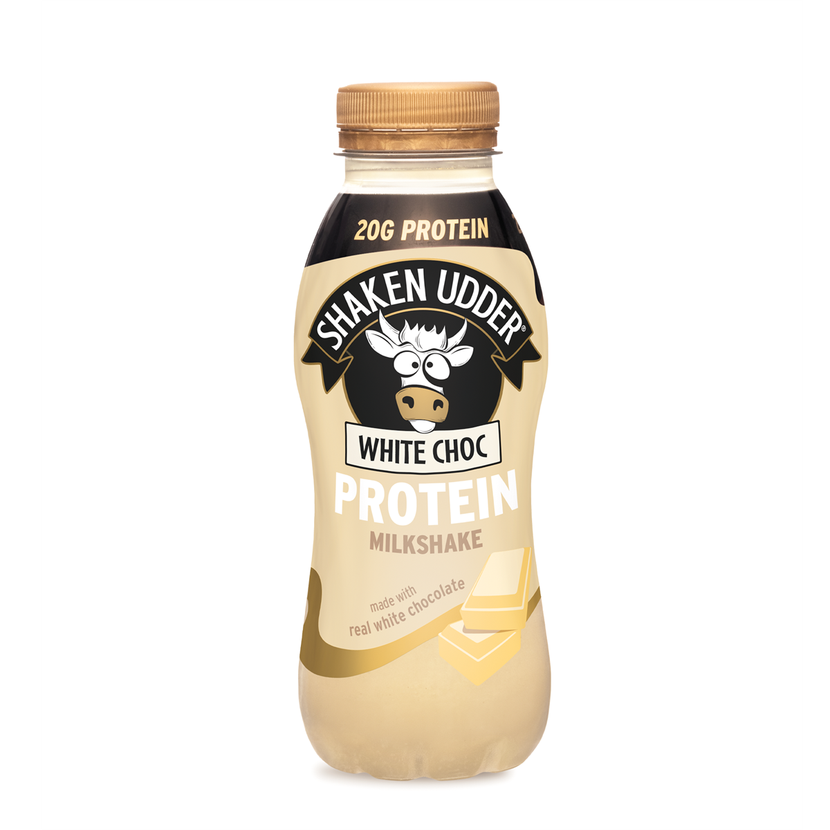 Shaken Udder Protein Milkshake - 8x330ml / White Chocolate - Milkshakes