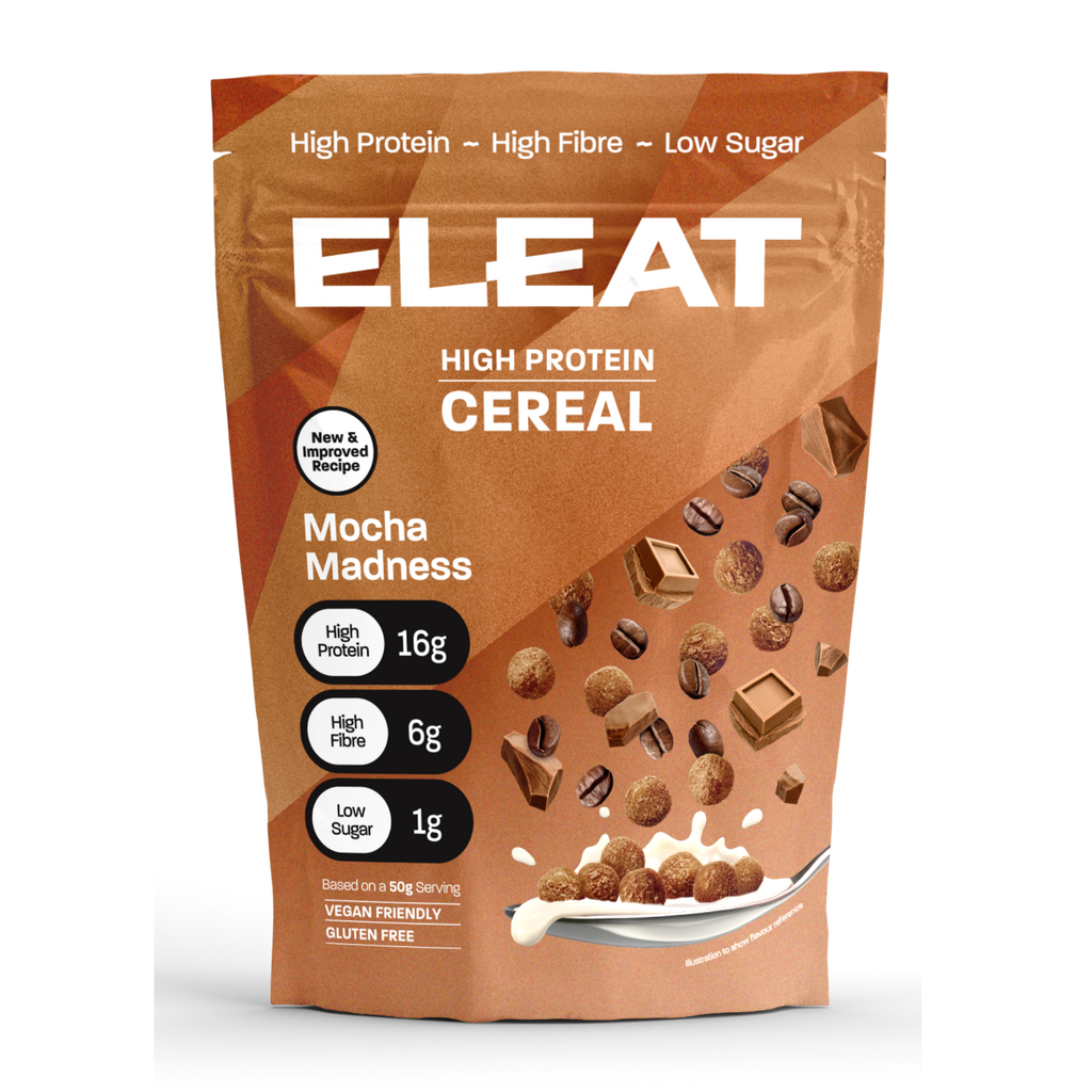 Eleat Balanced High Protein Cereal - 250g / Mocha - Protein Cereal