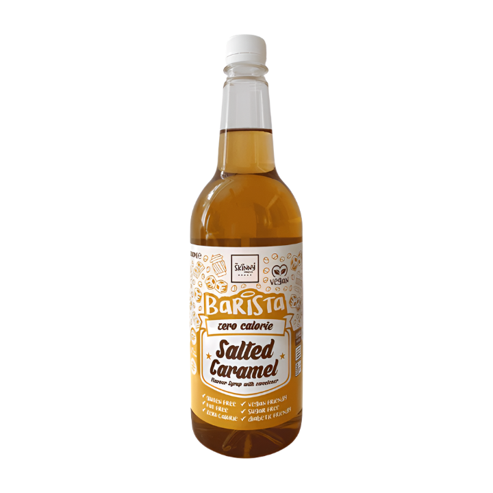 The Skinny Food Co Skinny Barista Zero Calorie Coffee Syrup - 1000ml / Salted Caramel - Zero VAT ZER001