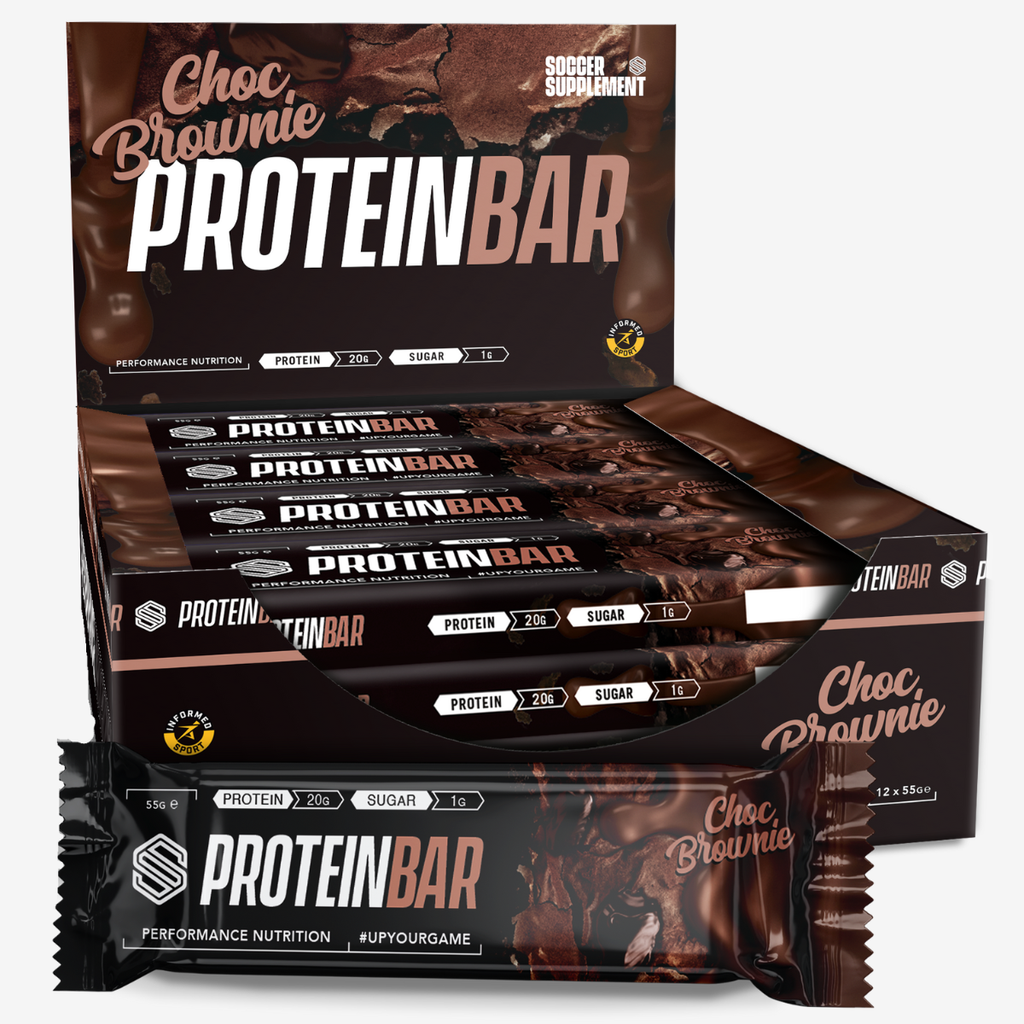 Soccer Supplement Protein Bar - 12x50g / Choc Brownie - Protein Bars