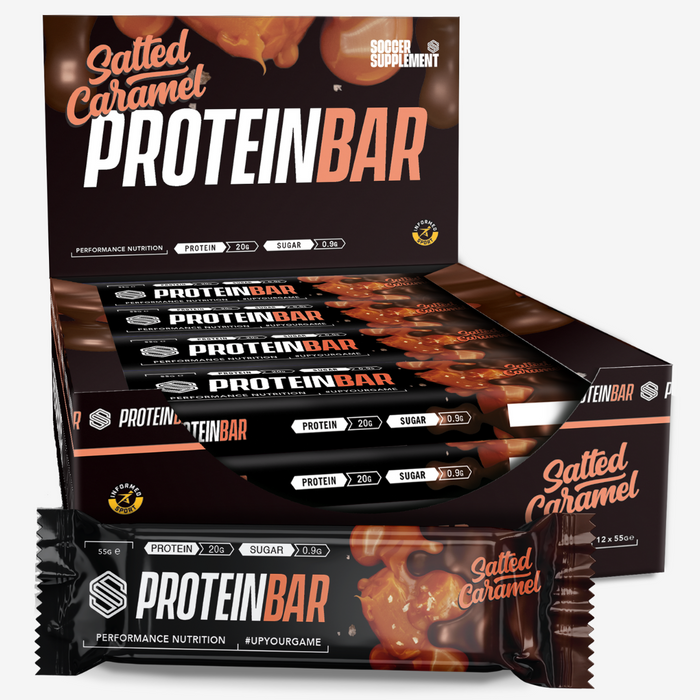 Soccer Supplement Protein Bar - 12x50g / Salted Caramel - Protein Bars