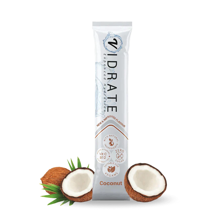 Vidrate Hydration Powder 10x3g - 10x5g / Coconut - Hydration Powder