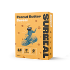 SURREAL Protein Cereal box with 14g protein, 5g net carbs, 0g sugar, healthy surreal protein cereal