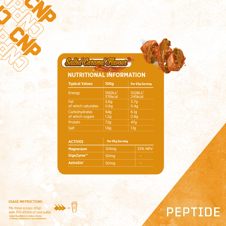 CNP Peptide - Protein Blend Powder (Whey Protein Concentrate Whey Protein Isolate Calcium Caseinate Micellar Casein