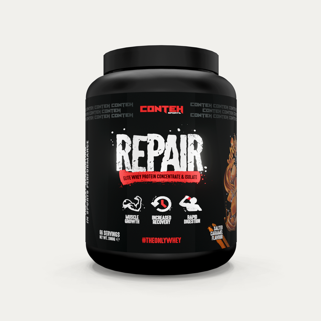 Conteh Sports Repair - 1980g / Salted Caramel - Protein Blend Powder (Whey Protein Concentrate Whey Protein Isolate