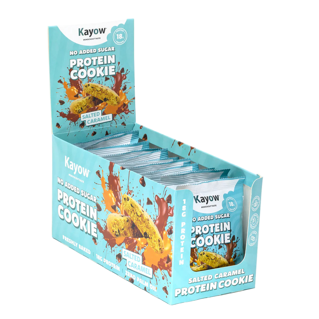 Kayow Nutrition No Added Sugar Protein Cookies 12x60g - MyGymSupplements