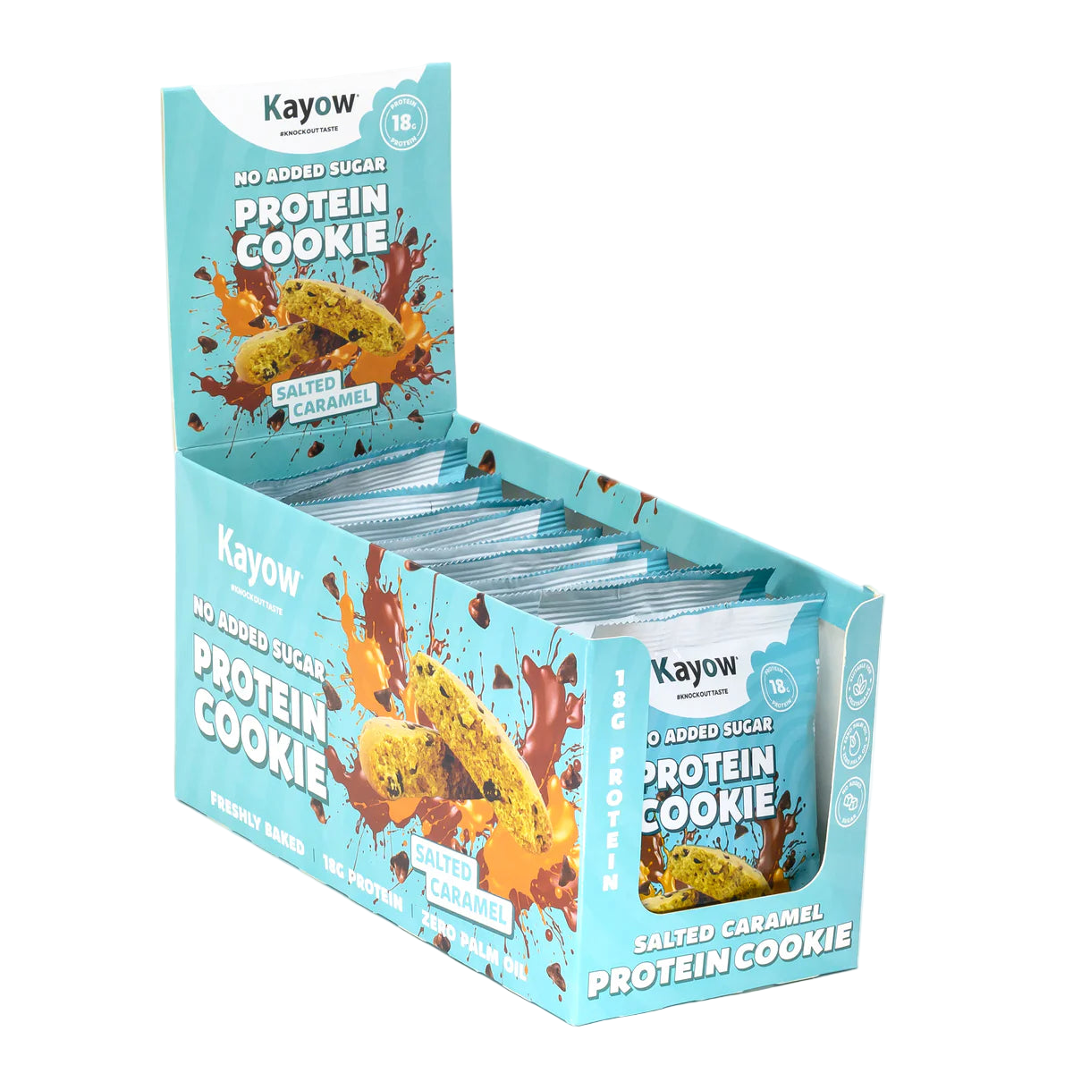 Kayow Nutrition No Added Sugar Protein Cookies 12x60g