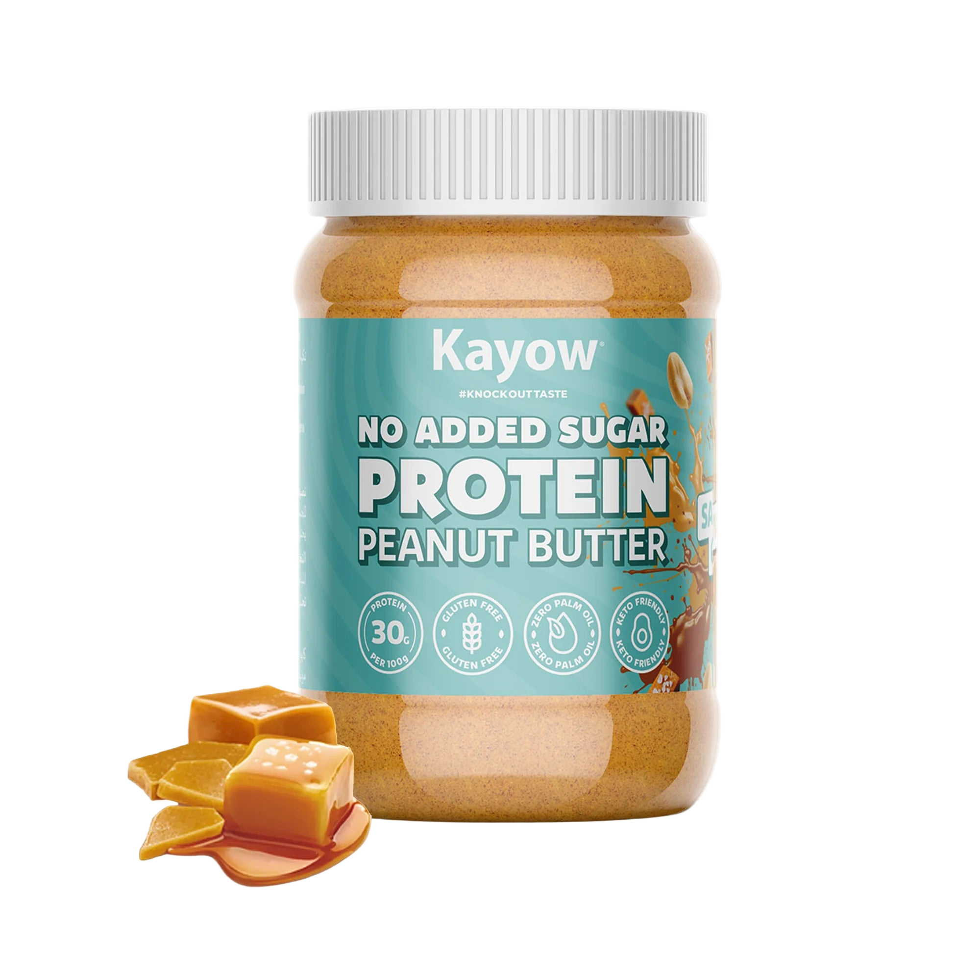 Kayow Nutrition No Added Sugar Protein Peanut Butter 350g