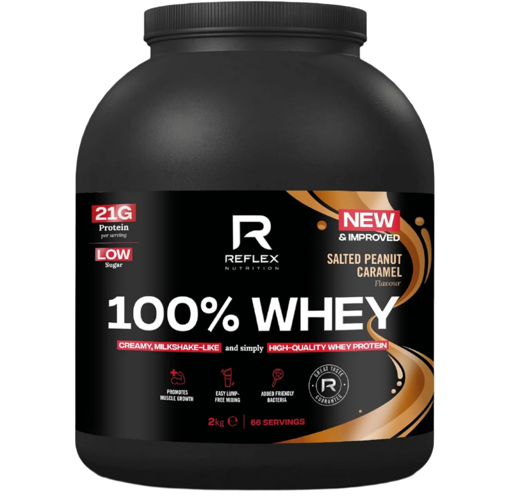 Reflex Nutrition 100% Whey - 2.2kg / Salted Peanut Caramel - Whey Proteins