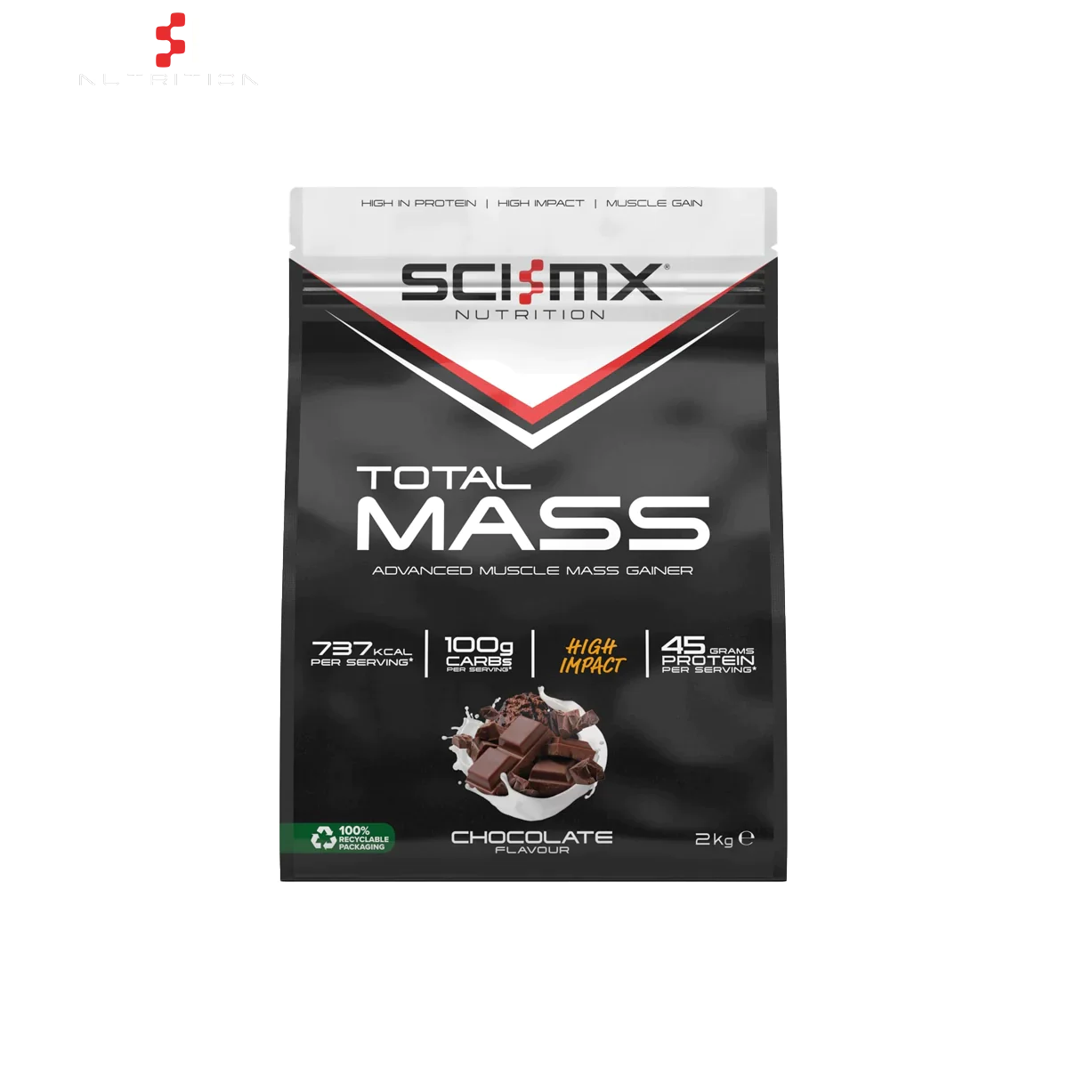 Sci-MX Total Mass 2kg Vanilla - Protein Blends