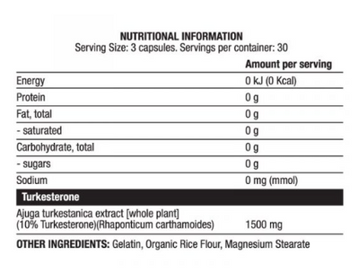 Chaos Crew Turk (Turkesterone 10% ) - Testosterone Booster Capsules