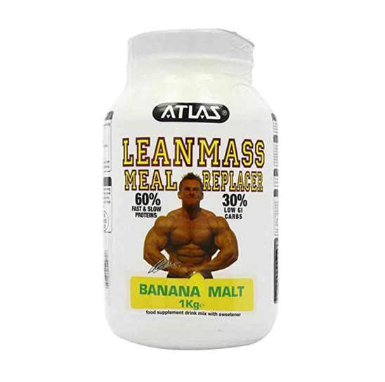 Atlas Leanmass MRP - 1.5kg / Banana & Malt - Meal Replacement Protein Powder