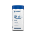 Supplement bottle labeled 'Sea Moss & Vitamin B12' by Applied Nutrition on a white background