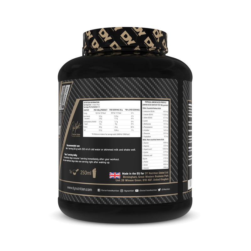 DY Nutrition Shadowhey Isolate - Whey Protein Isolate Powder