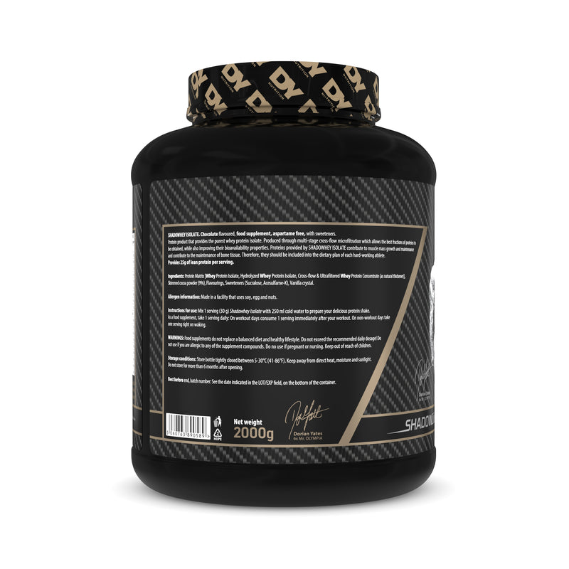 DY Nutrition Shadowhey Isolate - Whey Protein Isolate Powder