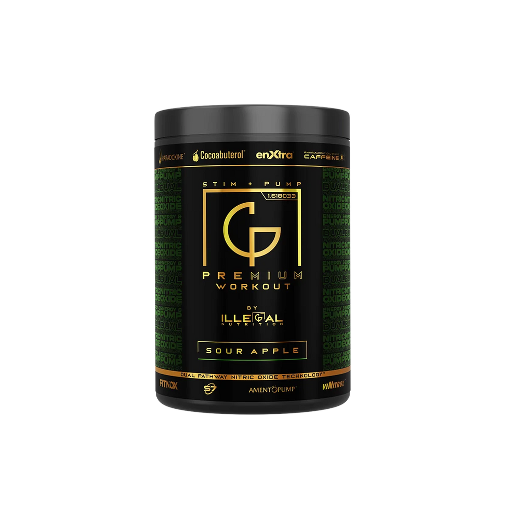 Illegal Nutrition Premium Pre-Workout (Stim + Pump) - 193g / Strawberry - Pre-Workout Powder