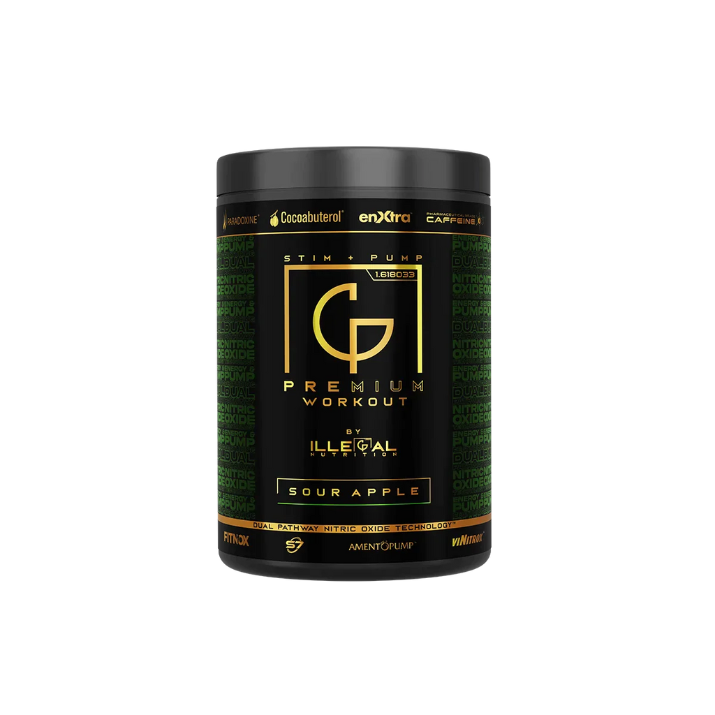 Illegal Nutrition Premium Pre-Workout (Stim + Pump) - 193g / Strawberry - Pre-Workout Powder