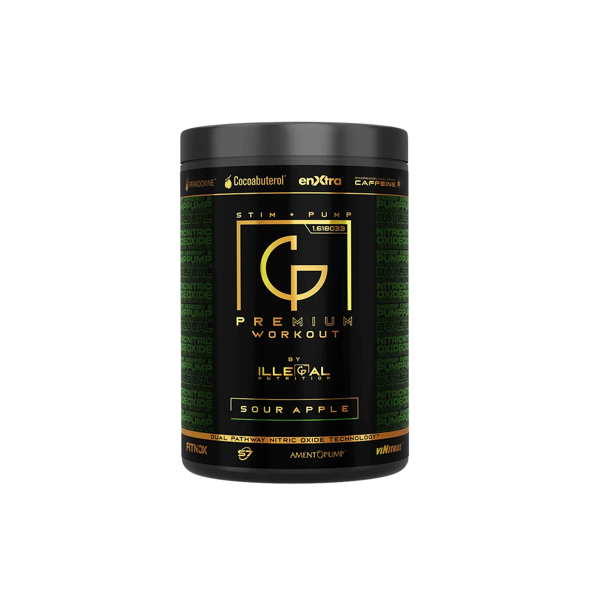 Illegal Nutrition Premium Pre-Workout (Stim + Pump) - 193g / Strawberry - Pre-Workout Powder