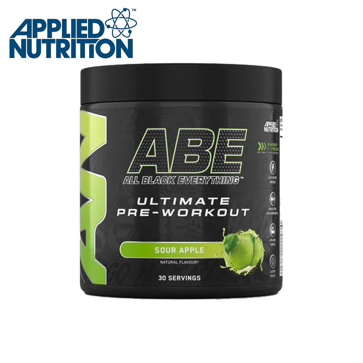 Applied Nutrition ABE (All Black Everything) - 375g / Sour Apple - Pre-Workout Powder