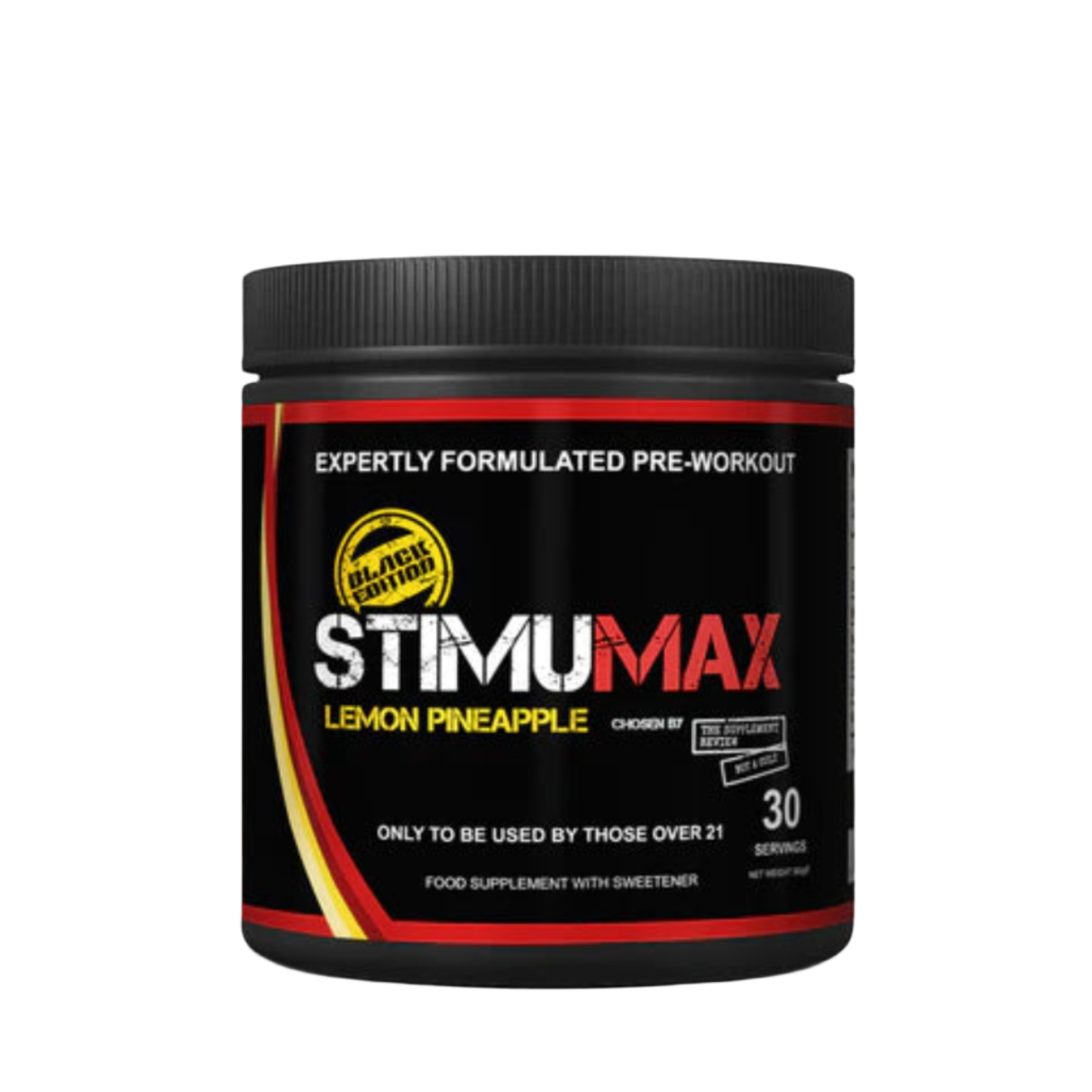 Strom Sports StimuMAX Black Edition - 360g / Lemon Pineapple - Pre-Workout Powder