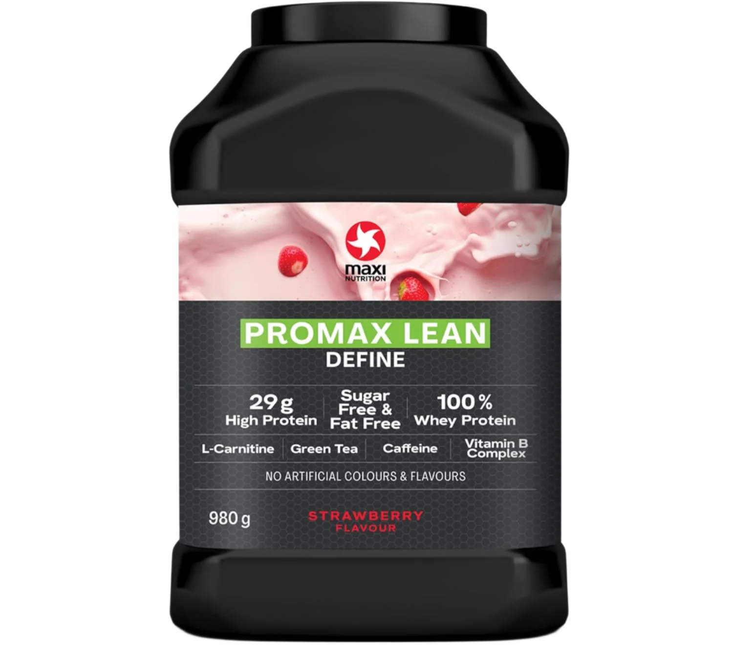 MaxiNutrition Promax Lean - 980g / Strawberry - Diet Whey Protein Powder