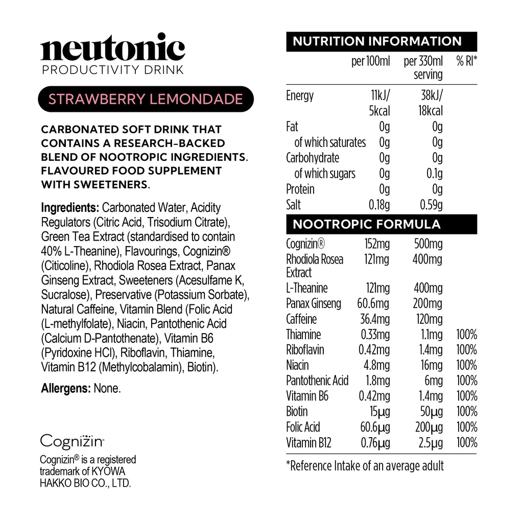 Neutonic Productivity Drink - MyGymSupplements