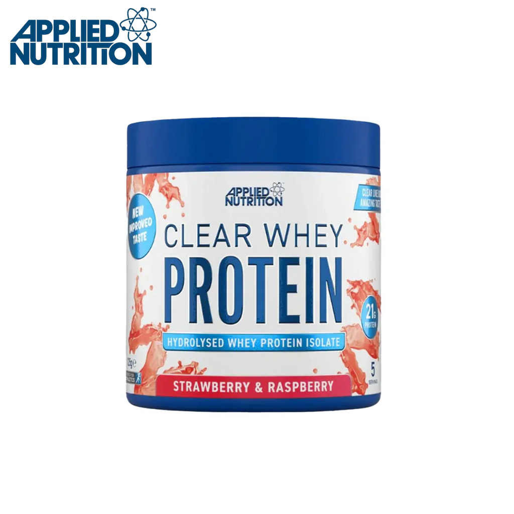 Strawberry and raspberry Applied Nutrition Clear Whey with ultra-hydrolysed whey protein for muscle recovery